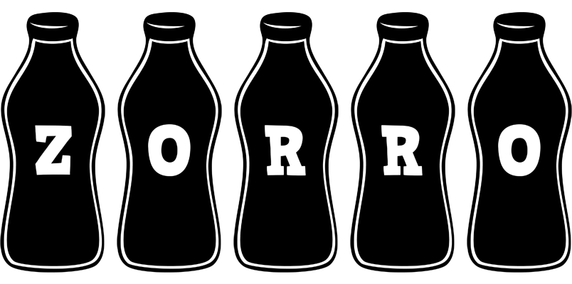 Zorro bottle logo