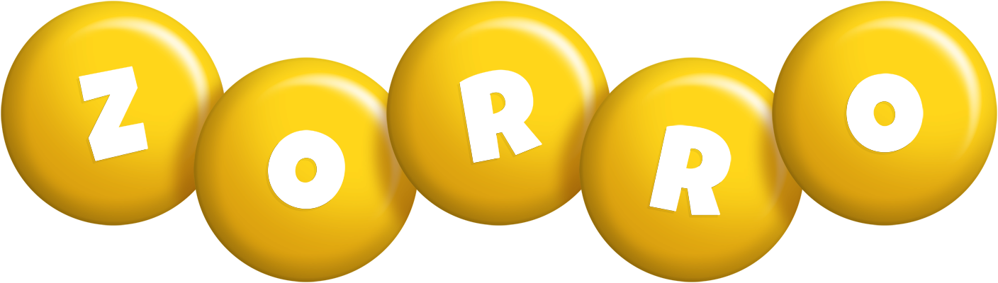 Zorro candy-yellow logo