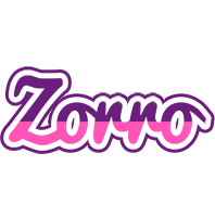 Zorro cheerful logo