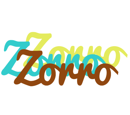 Zorro cupcake logo