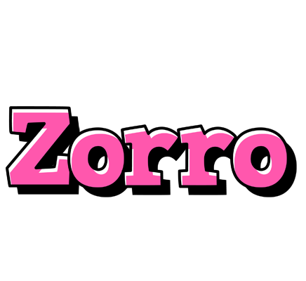 Zorro girlish logo