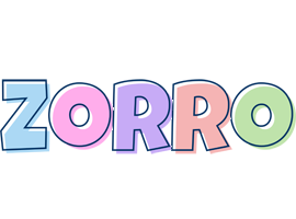 Zorro pastel logo