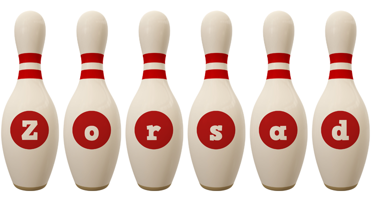Zorsad bowling-pin logo