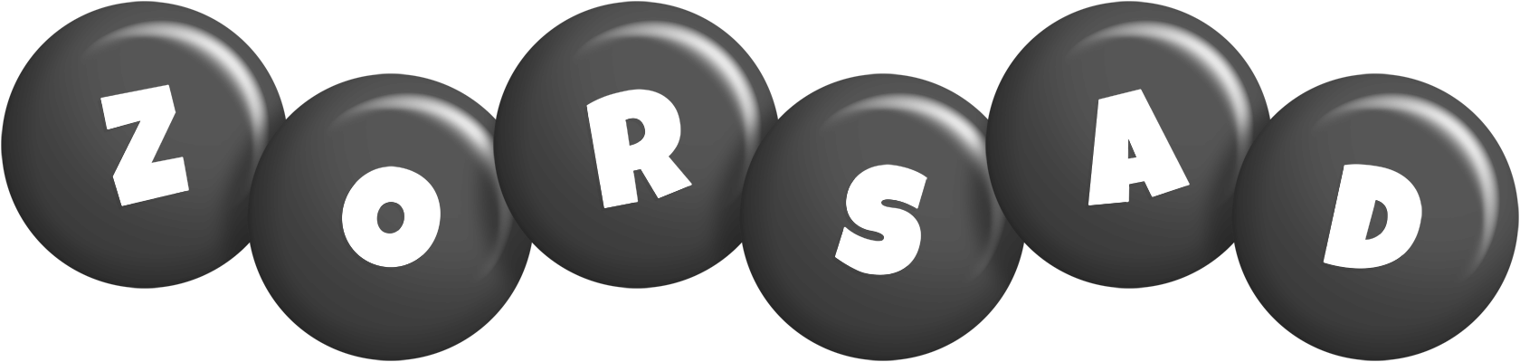 Zorsad candy-black logo