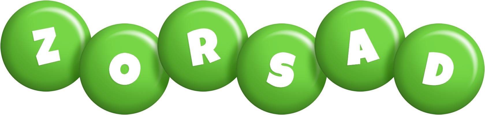 Zorsad candy-green logo