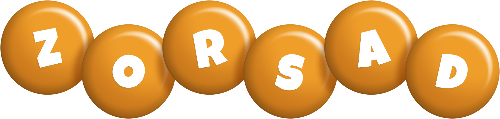 Zorsad candy-orange logo