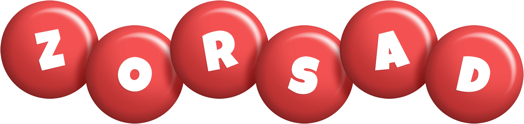 Zorsad candy-red logo