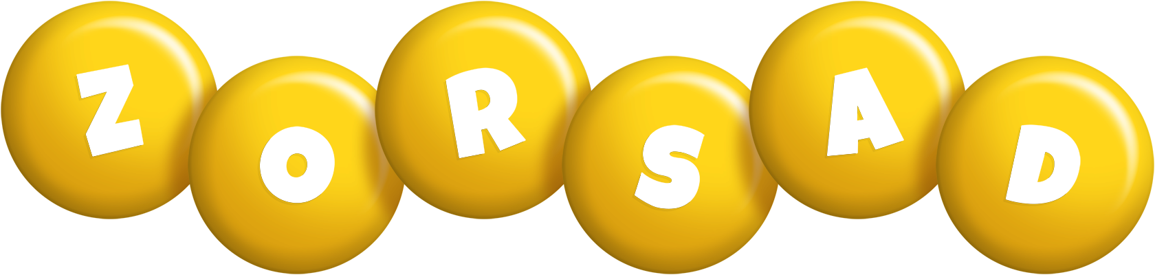 Zorsad candy-yellow logo