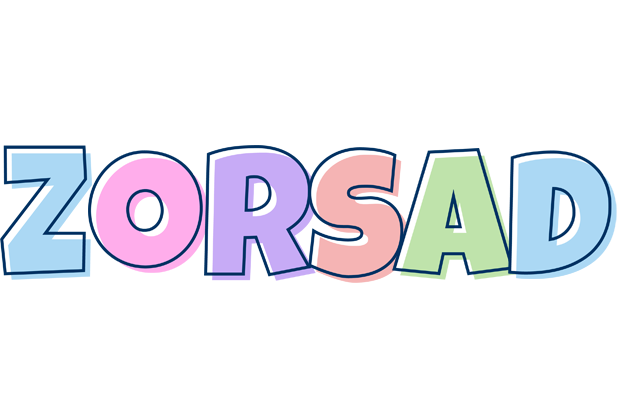 Zorsad pastel logo