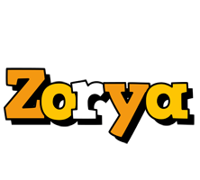 Zorya cartoon logo