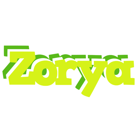 Zorya citrus logo