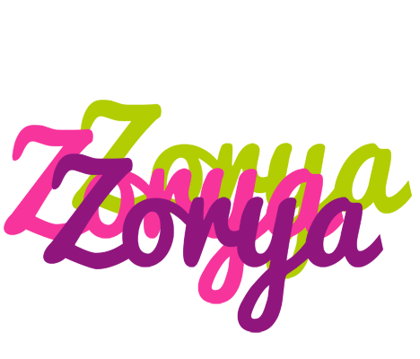 Zorya flowers logo