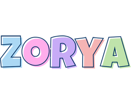 Zorya pastel logo