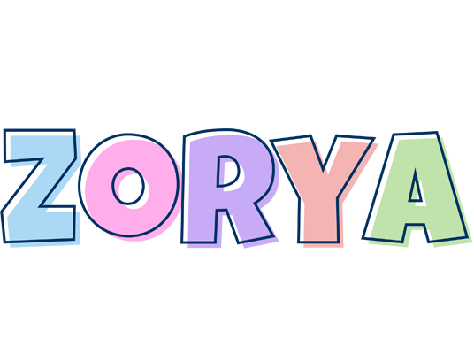 Zorya pastel logo