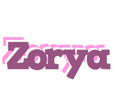 Zorya relaxing logo