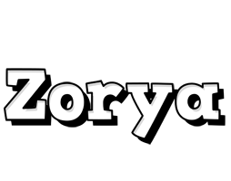 Zorya snowing logo