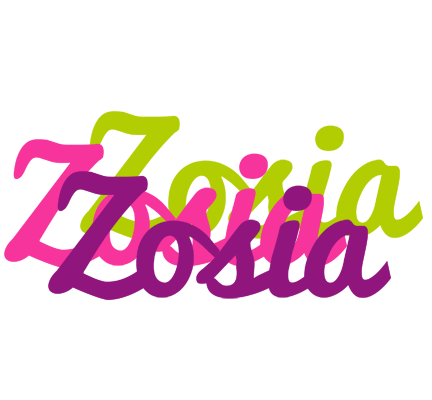 Zosia flowers logo