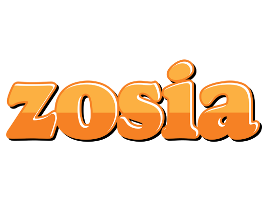 Zosia orange logo