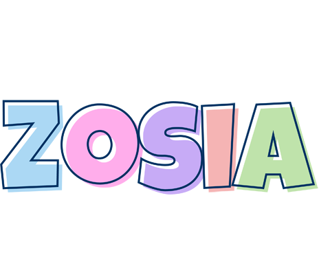 Zosia pastel logo