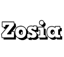 Zosia snowing logo