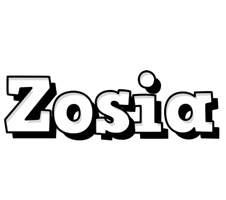Zosia snowing logo