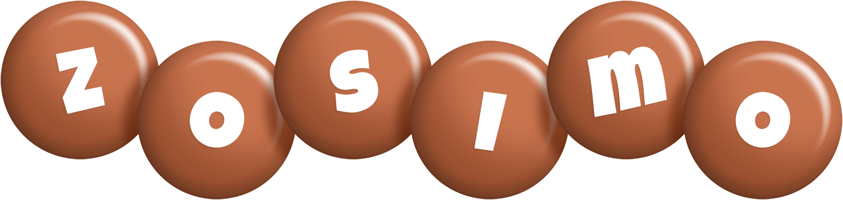 Zosimo candy-brown logo