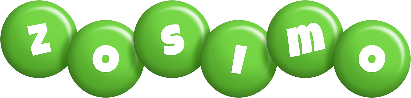 Zosimo candy-green logo