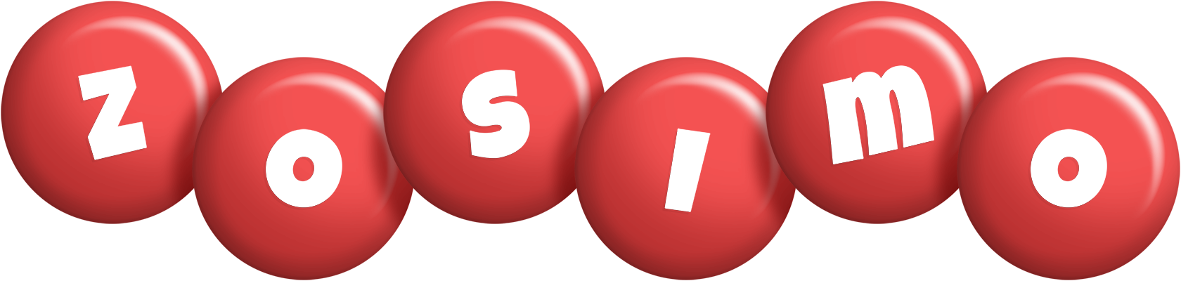 Zosimo candy-red logo
