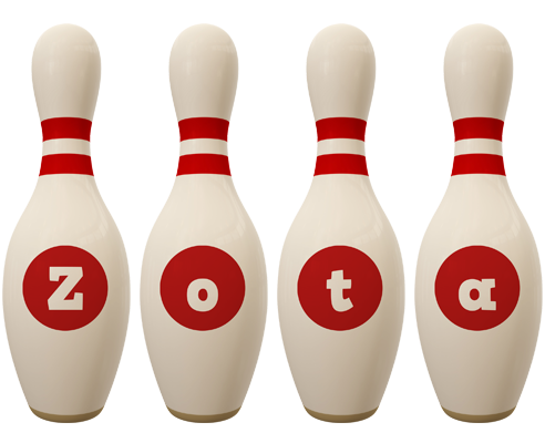Zota bowling-pin logo