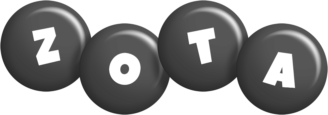 Zota candy-black logo