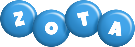 Zota candy-blue logo