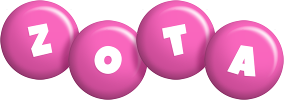 Zota candy-pink logo