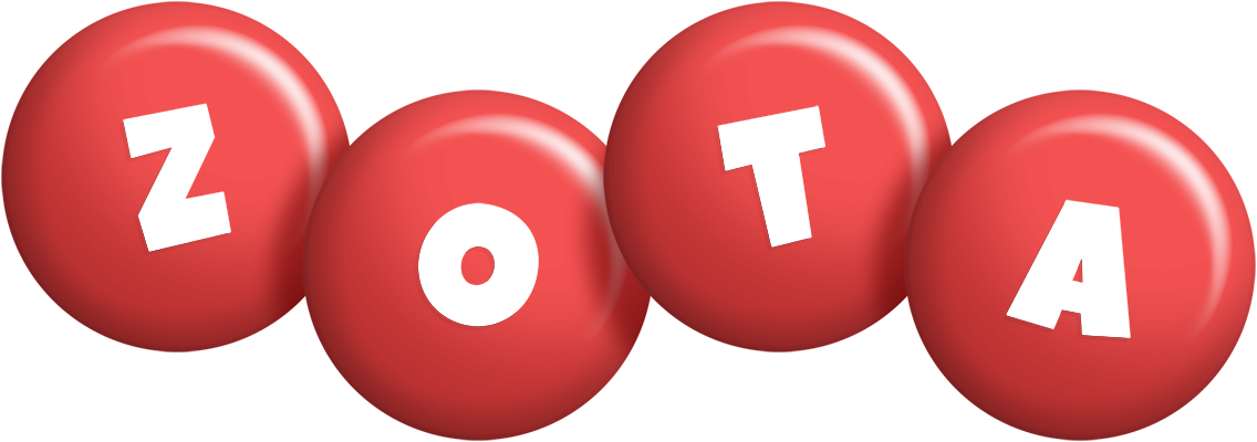 Zota candy-red logo
