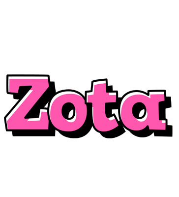 Zota girlish logo