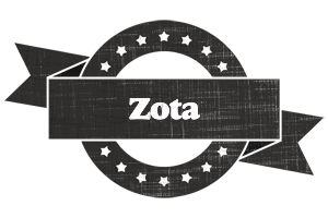 Zota grunge logo