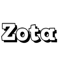 Zota snowing logo