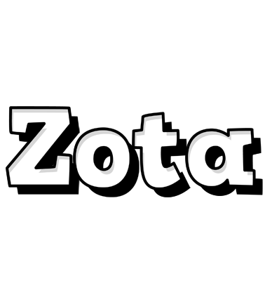 Zota snowing logo