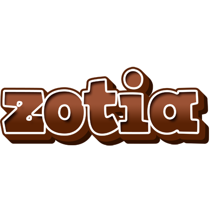 Zotia brownie logo