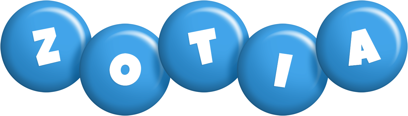 Zotia candy-blue logo