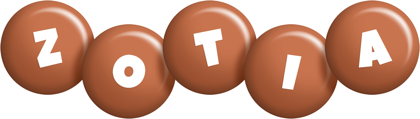 Zotia candy-brown logo
