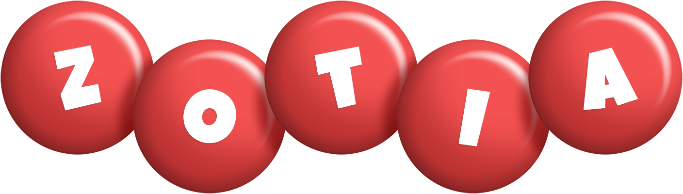 Zotia candy-red logo