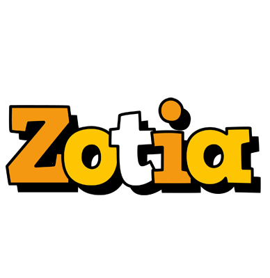 Zotia cartoon logo