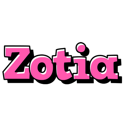 Zotia girlish logo