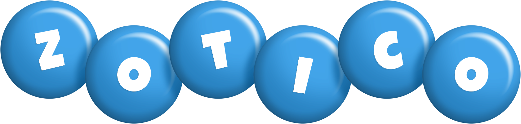 Zotico candy-blue logo