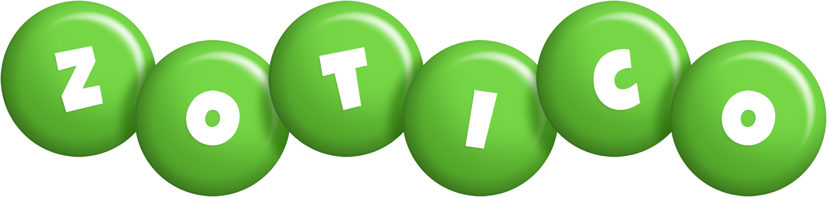 Zotico candy-green logo