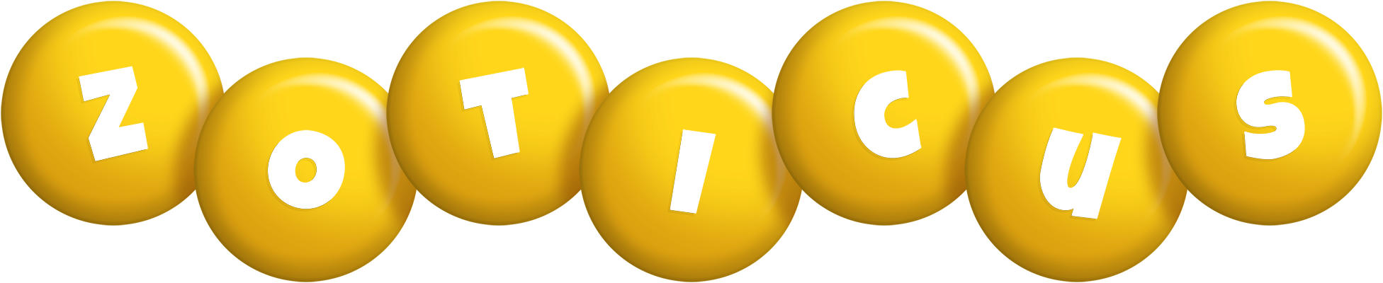 Zoticus candy-yellow logo