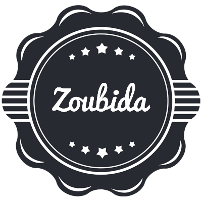 Zoubida badge logo