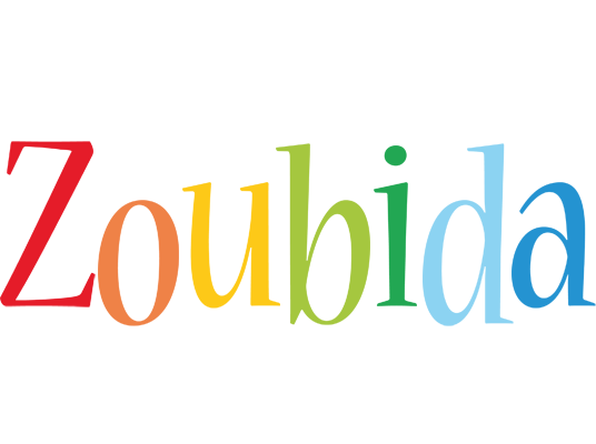 Zoubida birthday logo