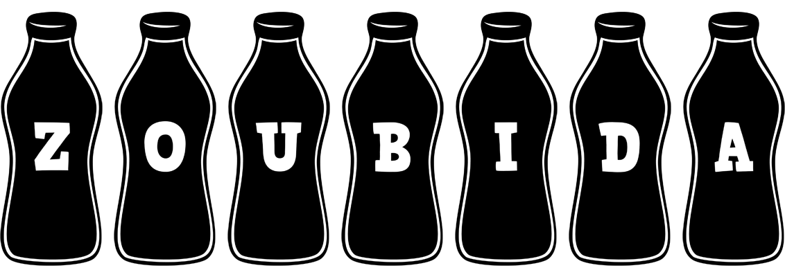 Zoubida bottle logo