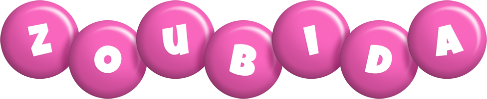Zoubida candy-pink logo
